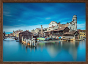 Gondola workshop in Venice Poster