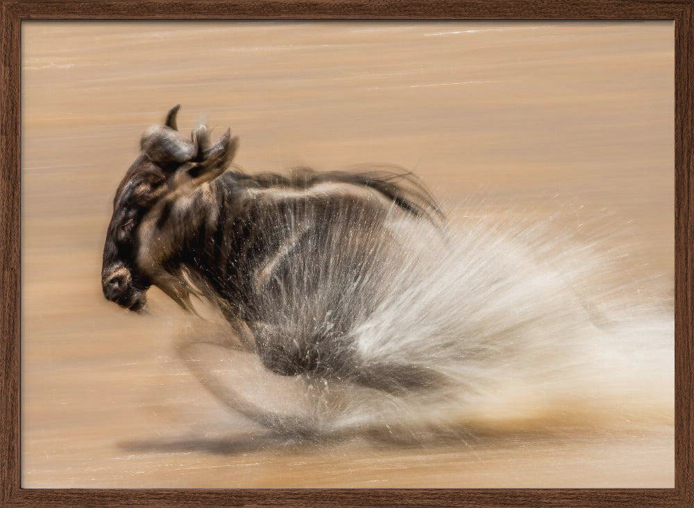 SLOW SHUTTER WILDEBEEST Poster