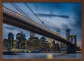 Manhattan from Dumbo Poster