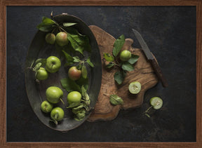 Green apples Poster