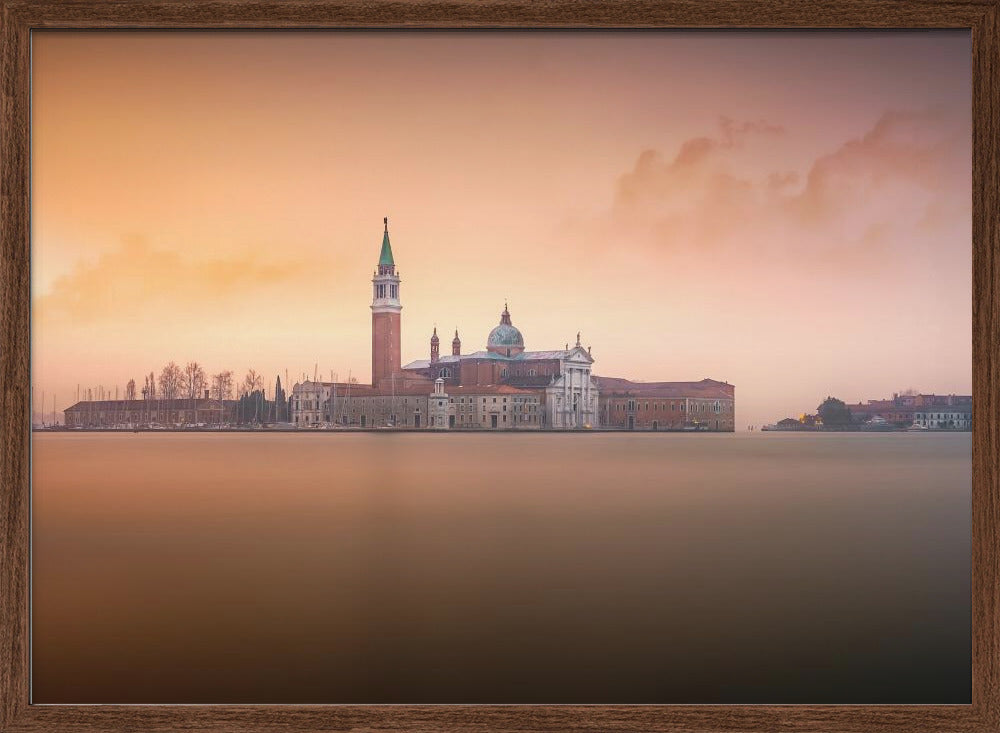 Venice pink sunrise Poster