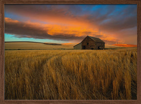 Storm over Palouse Poster