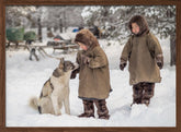 Anton, Stjopa and dog Poster