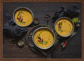 Leek and pumpkin spicy soup Poster