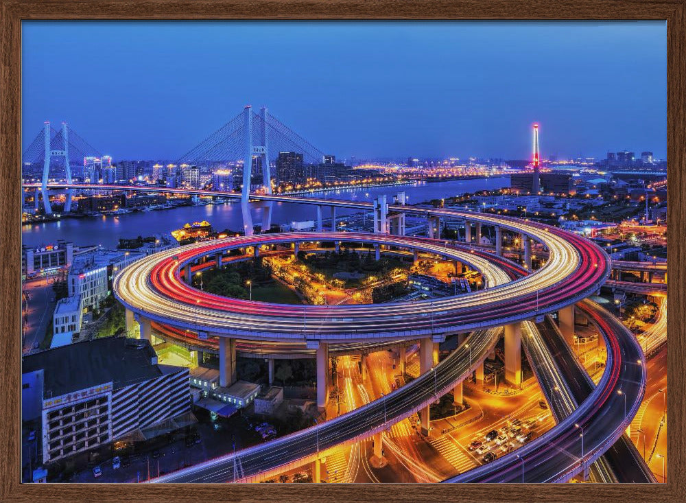 Shanghai Nanpu Bridge Poster