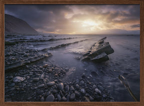 Barrika sunset Poster