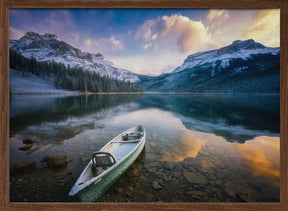 First Snow Emerald Lake Poster