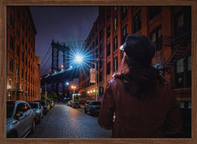 Manhattan bridge Poster