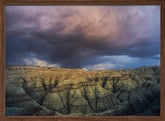 Storm over the Badlands Poster