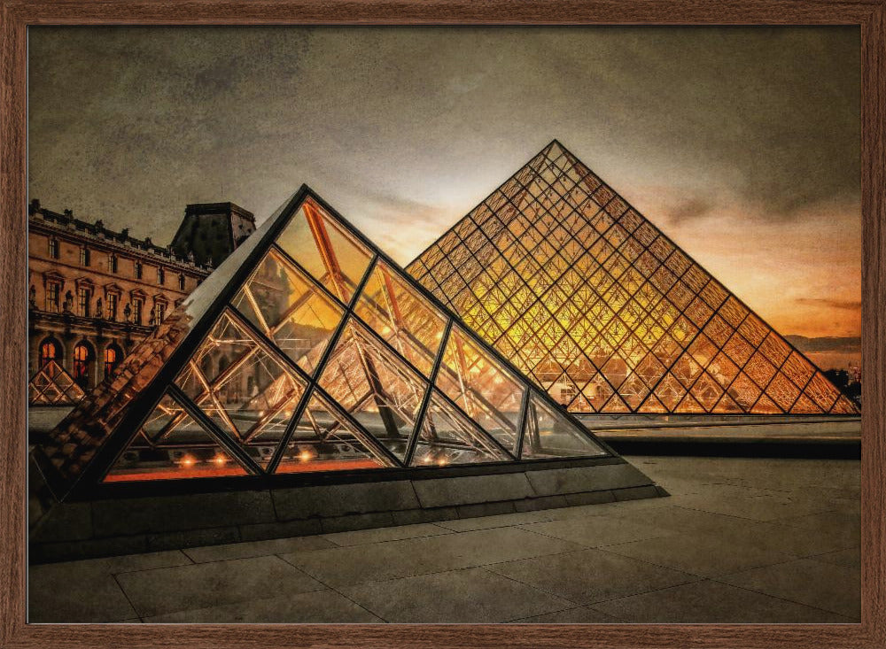 Paris Le Louvre Poster