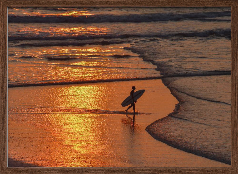 The Sunset Surfer Poster