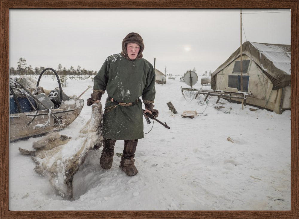 Semjon is getting ready to hunt wolves Poster