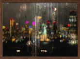 Wet Glass Manhattan view Poster