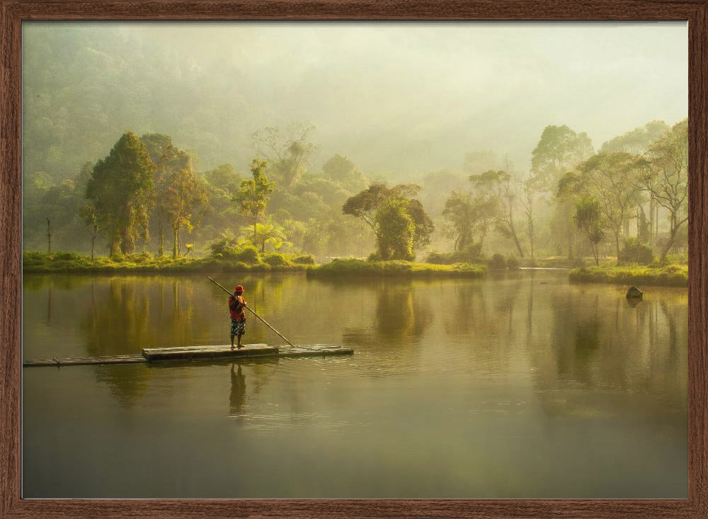 Morning at Situ Gunung Poster