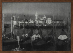 Rainy Night in Venice Poster