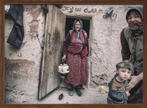 Tajik women / Darachtysurch settlement Poster