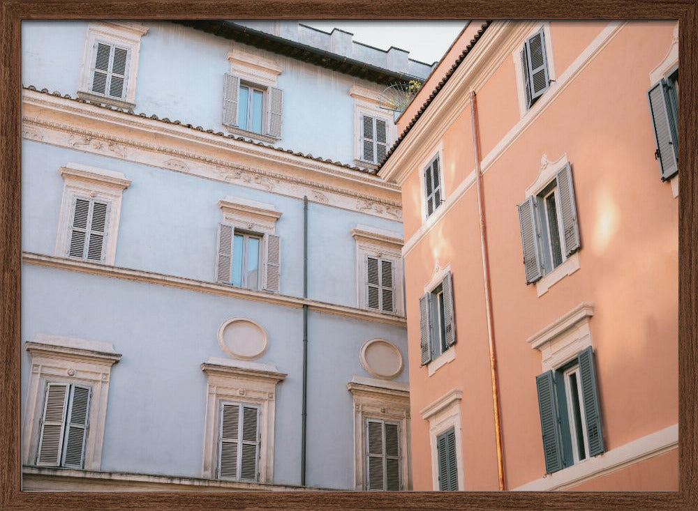 Trastevere in Lilac and Pink Poster