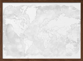 Xandi world map Poster