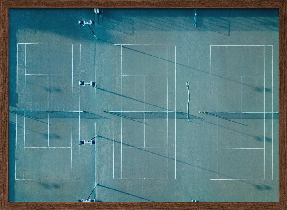 Tennis Court Geen 1 Poster