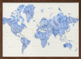 Parlan high detail world map Poster