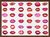 Lipstick kisses Poster