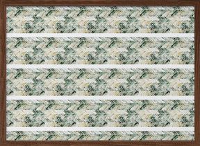 Green Beige Pattern Poster