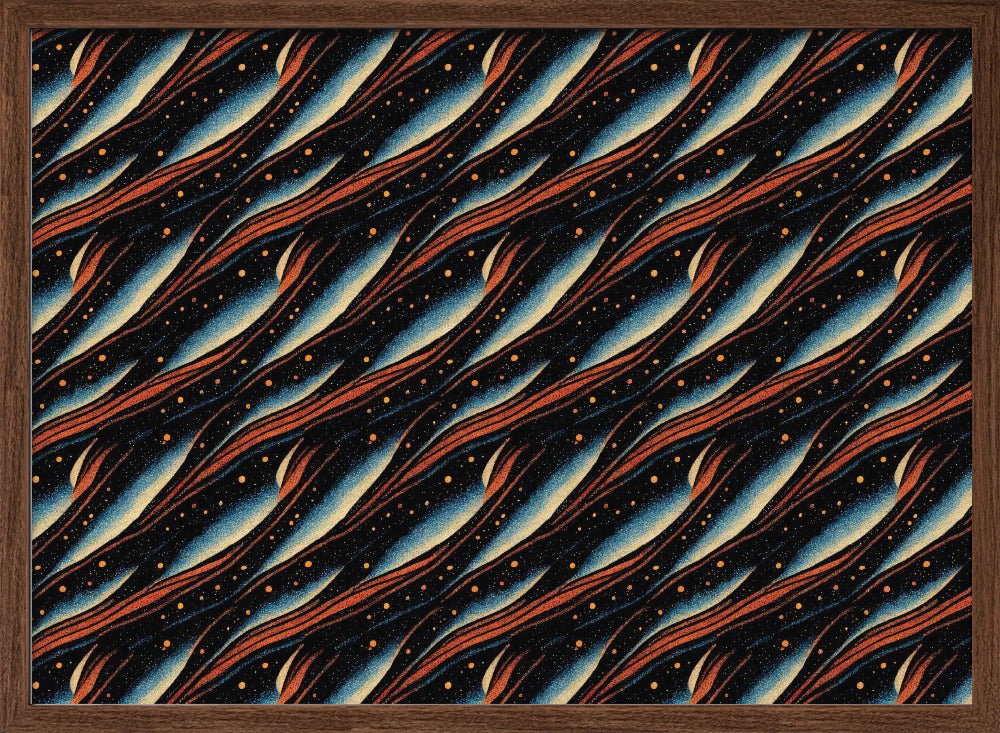 Space Pattern Poster