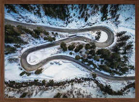 Winding road Poster