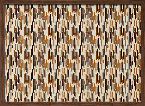 Brown Stripes Pattern Poster