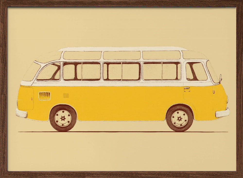 Yellow Van Poster