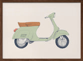 Vespa Print Poster