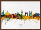 Paris France Skyline Poster