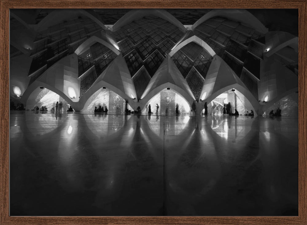 Archs of Al Jabbar Mosque Poster