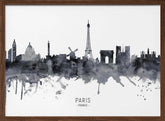 Paris France Skyline Poster