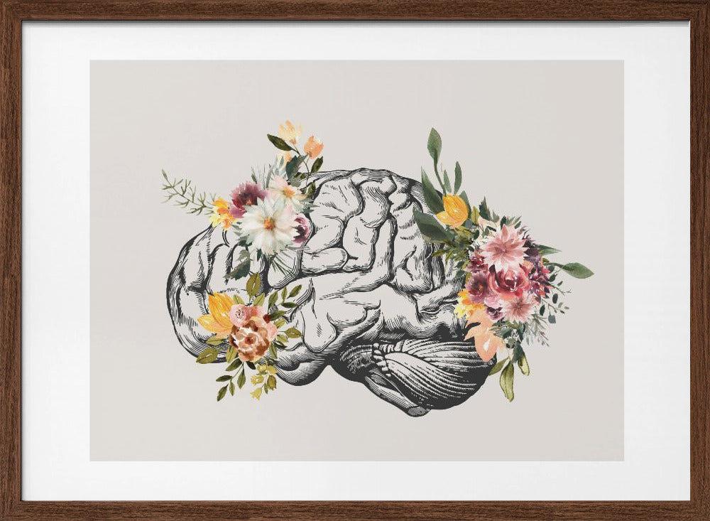 Brain Bloom Poster