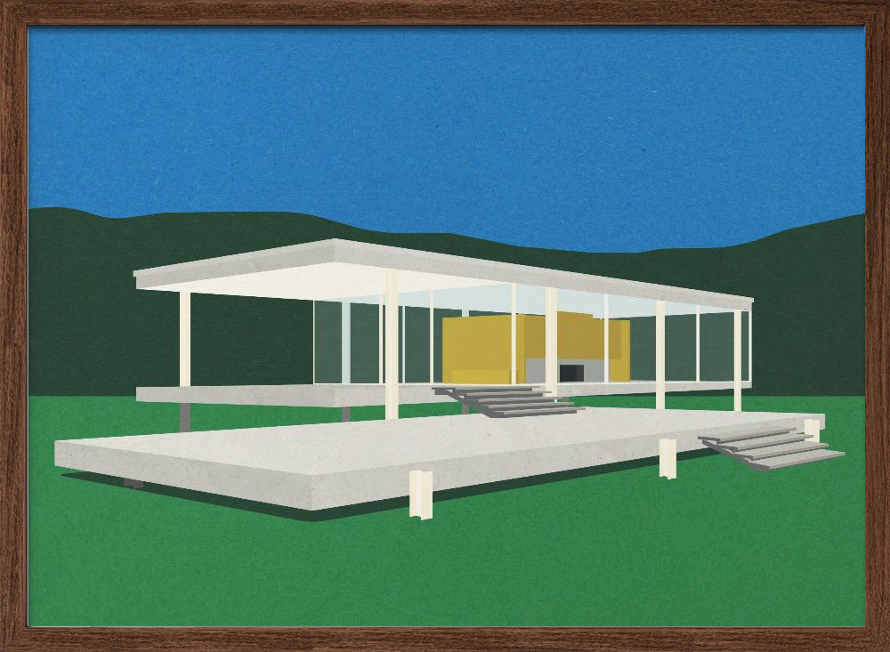 Ludwig Mies Van Der Rohe Farnsworth House Poster