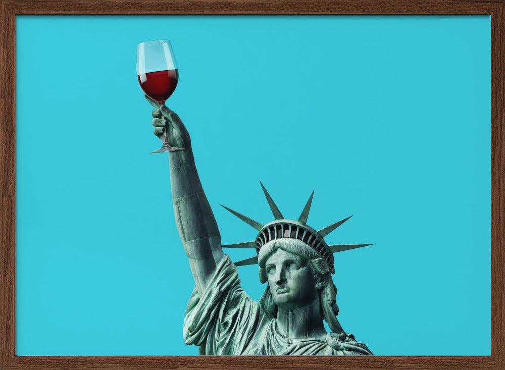 Liberty of Drinking Poster