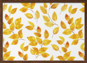 Curvy leaves Poster