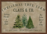 Vintage Christmas tree farm (1) Poster