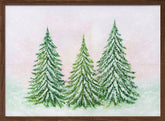 The snowy trees Poster