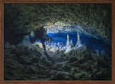 Scanning at 75 meters deep into a cave Poster