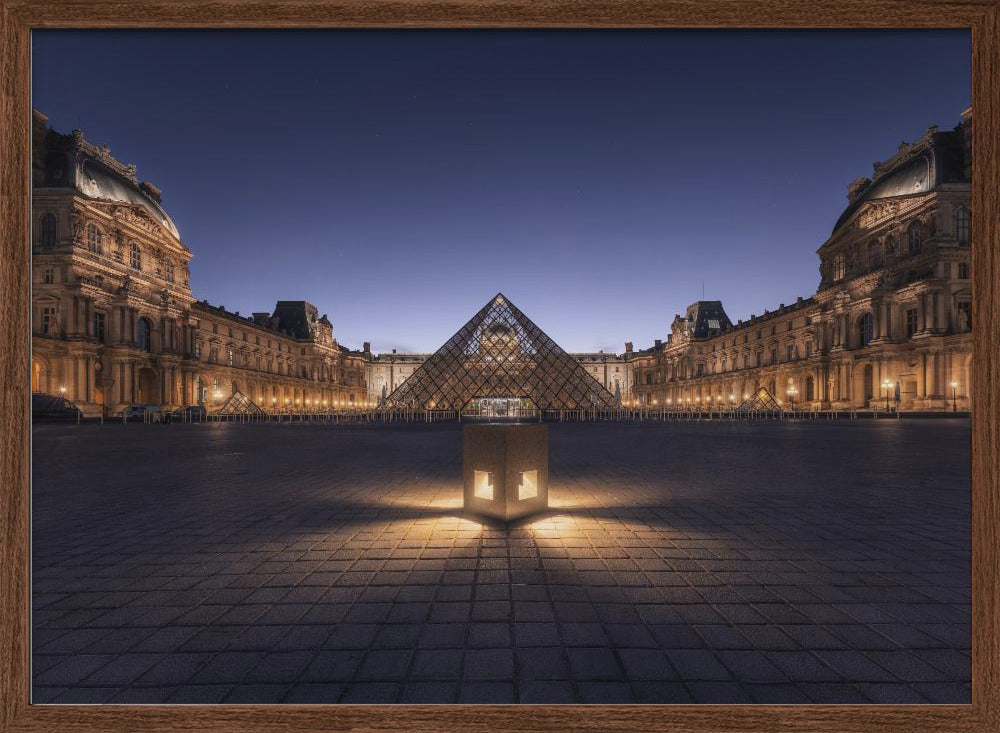 Dark Louvre Poster