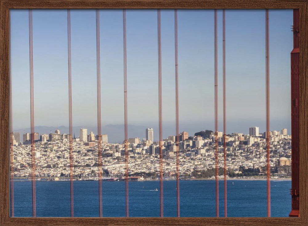 Golden Gate Bridge Panoramic View Poster