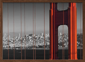 Golden Gate Bridge in Detail Poster