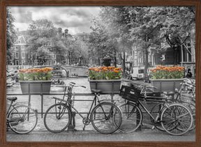 AMSTERDAM Gentlemen&#039;s Canal panoramic view Poster