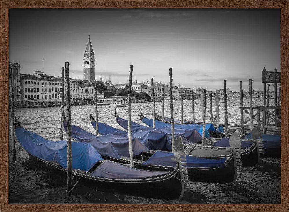 VENICE Grand Canal and St Mark&#039;s Campanile Poster