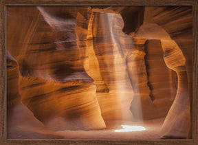 ANTELOPE CANYON Gorgeous Lightbeam Poster