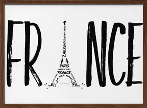 FRANCE Typography Poster