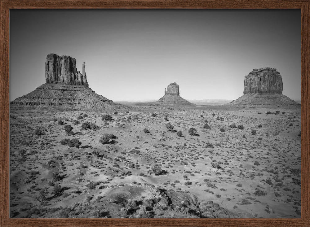 Monument Valley | Monochrome Poster