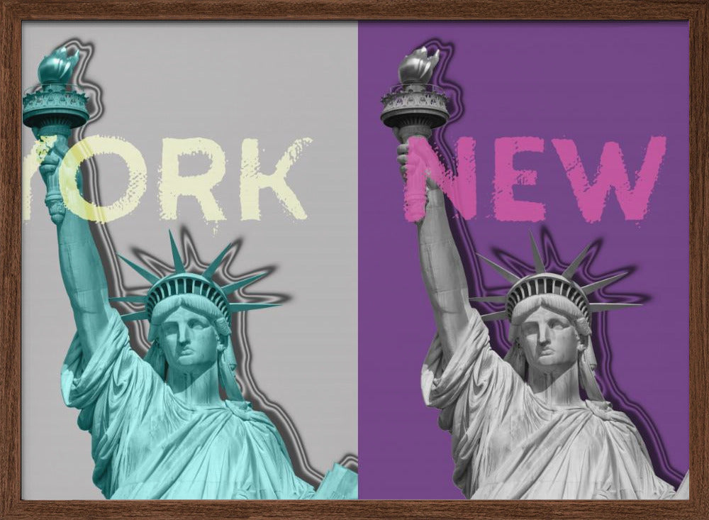 POP ART Statue of Liberty IV Poster